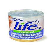 Life Cat Tuńczyk Grouper Krewetki Karma dla Kota Puszka 150g