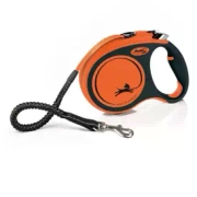 Flexi Xtreme S Taśma 5m Czarna/Pomarańczowa 20kg