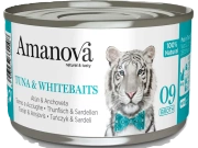 Amanova Mokra Karma dla Kota Tuńczyk Białoryby Bulion 70g