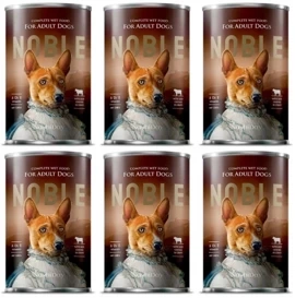 NOBLE Mokra Karma dla Psa Wołowina w Sosie 6x415g