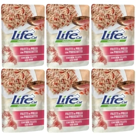 Life Cat Mokra Karma dla Kota Kurczak Szynka 6x70g