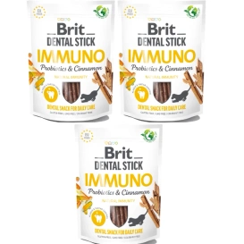 Brit Przysmak Dla Psa Dental Probiotics Cinnamon 3x251g