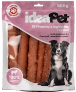 Ideapet Przysmak dla Psa Fingersy Jagnięcina Ryż 500g
