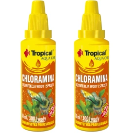 Tropical Chloramina Preparat Do Akwarium Dezynfekcja 2x30ml