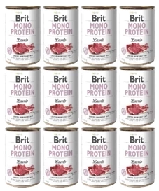 Brit Karma Monoproteinowa dla Psa Jagnięcina 12x400g