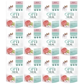 Optimeal Karma Mokra dla Psa Wołowina Żurawina 12x100g