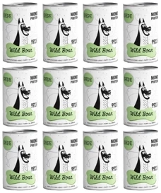 Paka Zwierzaka Karma Dla Psa PEPE Dzik 12x400g