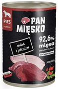 Pan Mięsko Karma Dla Psa Indyk z Jeleniem 400g