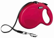 Smycz Flexi New Classic Taśma L 8m/50kg Czerw