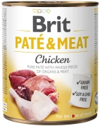 Brit Puszka 800g Pasztet i Mięso z Kurczaka