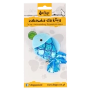 Dingo Zabawka dla Kota Rybka Niebieska 8cm