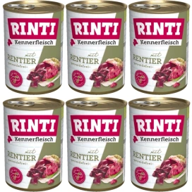 Rinti Kennerfleisch Wild Karma Dla Psa Renifer 6x400g