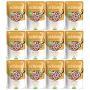 Schesir Mokra Karma dla Kota Tuńczyk Kurczak 12x85g