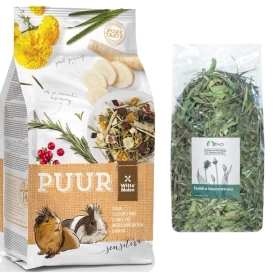 Witte Molen Karma Dla Świnki Morskiej 800g + TIVO Babka Lancetowata 150g