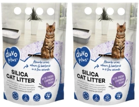 Duvo+ Premium Żwirek Silikonowy Lawenda 2x5l