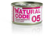 Natural Code Kot 85g 05 Kurczak Szynka Sos