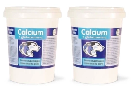 Calcium Witaminy Dla Psa Niebieski Proszek 2x400g