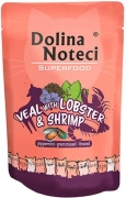 Dolina Noteci Superfood Kot Cielęcina, homar i krewetki saszetka 85g