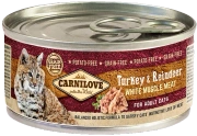 Carnilove Cat Turkey & Reindeer - indyk i renifer puszka 100g