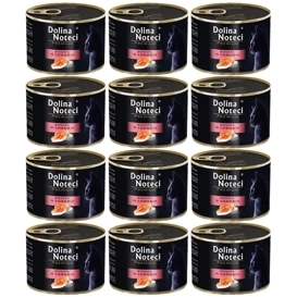 Dolina Noteci Premium Mokra Karma dla Kota Łosoś 12x185g