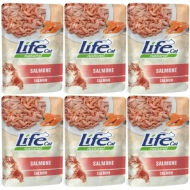 Life Cat Mokra Karma dla Kota Łosoś 6x70g