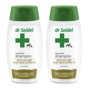 Dr Seidel Szampon dla Psa Owies Aloes 2x220ml