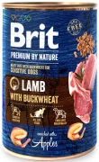 Brit Premium By Nature Puszka 400g Lamb Buckwheat, Apple, karma dla psa