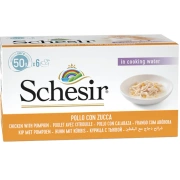 Schesir Karma Dla Kota Multipak Kurczak Dynia 6x50g