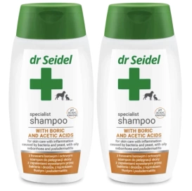 Dr Seidel Szampon Dla Psa Kota Kwas Borowy i Octowy 2x220ml