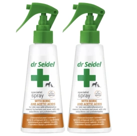 Dr Seidel Spray Dla Psa Kota Kwas Octowy i Borowy 2x100ml