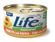 Life Cat Puszka 85g Tuńczyk Papaya Karma dla Kota