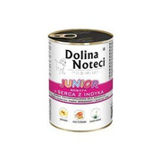 Dolina Noteci Premium Junior serca indyka puszka 400g, karma dla psa