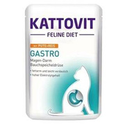 Kattovit Gastro Indyk Ryż 85g, saszetka dla kotów cukrzyków i z nadwagą