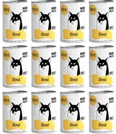 Paka Zwierzaka PEPE Mokra Karma dla Psa Koza 12x400g