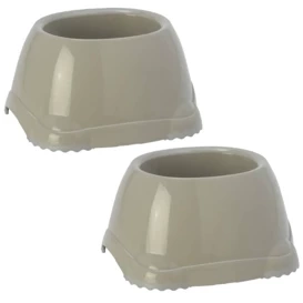 Yarro Moderna 2 Miski dla Spaniela 0,6l Beż 20cm
