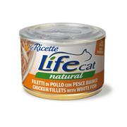 Life Cat Karma dla Kota Kurczak Biała Ryba Puszka 150g