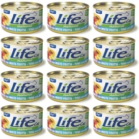Life Cat Mokra Karma dla Kota Tuńczyk Mix Owoców 12x85g