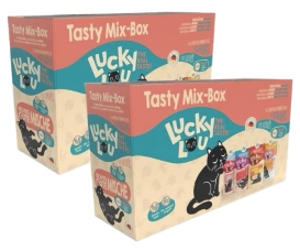 Lucky Lou Karma Dla Kota Tasty Mix-Box Saszetki 24x125g