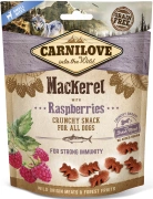 Carnilove Pies Snack Crunch Mackrel & Raspberries 200g