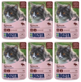Bozita Karma Dla Kota Łoś w Galaretce Saszetka 6x85g