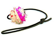 Dingo Zabawka Dla Psa Piłka L Guma Kolce Sznur 60cm