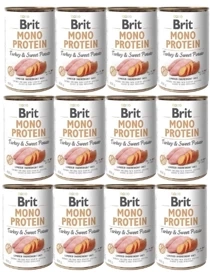 Brit Karma Monoproteinowa dla Psa Indyk Batat 12x400g