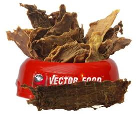 Vector-Food Przysmak Dla Psa Beef Jerky 200g