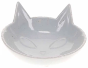 Duvo+ Ceramiczna Miska Dla Kota 175ml Jasnoszara 14cm