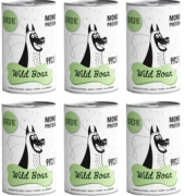 Paka Zwierzaka Karma Dla Psa PEPE Dzik 6x400g