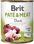 Brit Pate & Meat Dog Duck puszka 800g