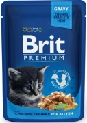 Brit Premium Cat Kitten Kurczak saszetka 100g