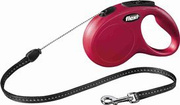 Flexi New Classic Smycz linka S 5m czerwona
