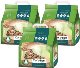 Cat's Best Sensitive Żwirek dla Kota Drewniany 3x8l