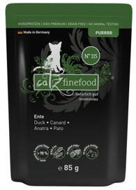 Catz Finefood Pur N115 Karma Dla Kota Kaczka 85g